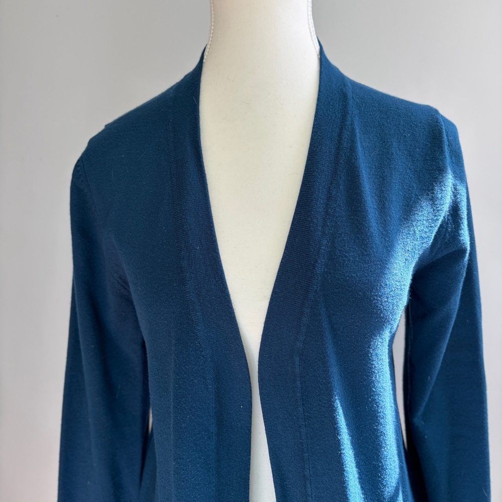 Teal-Blue Women's Knit Cardigan